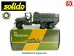 Le GMC CCKW 353 6x6 cabine bâchée transport de jerrycan par Solido au 1/50e