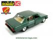 La Peugeot 604 SL verte de 1975 en voiture miniature par Solido au 1/43e