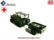 La Jeep Willys ambulance militaire et sa remorque miniature Solido au 1/38e
