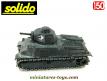 Le char Somua S35 allemand Beutepanzer en miniature Solido au 1/50e incomplet
