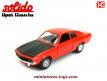 L'Opel Manta de 1970 rouge en miniature par Solido au 1/43e