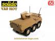 Le VAB 6x6 français sable Hot UTM 800 miniature de Solido au 1/50e