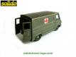 Le Citroën C35 ambulance tôlé militaire en miniature de Solido au 1/50e