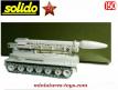 Un automoteur lance fusée russe PT76 blanc miniature par Solido au 1/50e