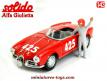 Le Spider Alfa Roméo Giulietta de 1958 en miniature par Solido au 1/43e
