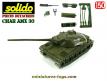 La kit de rénovation du char AMX 30 A1 vert miniature de Solido au 1/50e