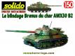 Le blindage Brenus du char AMX 30 B2 miniature de Solido Verem au 1/50e