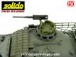 Le tourelleau vert avec mitrailleuse du char AMX30 B2 miniature de Solido