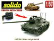 La visée laser ou phare infrarouge du char AMX30 B1 miniature Solido au 1/50e