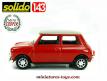 La Mini Austin Cooper S de 1969 par Solido en miniature au 1/43e