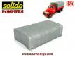 La bâche grise du GMC 6x6 pompiers en miniature de Solido Verem au 1/50e