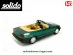 Le cabriolet BMW série 3 vert en miniature par Solido au 1/43e