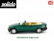 Le cabriolet BMW série 3 vert en miniature par Solido au 1/43e