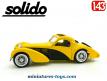 La Bugatti Atalante 57S découvrable de 1939 jaune en miniature Solido au 1/43e