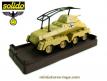 Le Sdkfz 232 Bussing Nag brun en miniature de Solido Overlord 1989 au 1/50e
