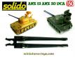 Le canon bitube anti aérien des chars AMX 13 et AMX 30 miniatures Solido