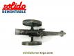 Le canon obusier mortier sur roues miniature de Solido transformables incomplet