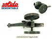 Le canon obusier mortier sur roues miniature de Solido transformables incomplet