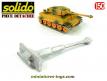 Le canon du char Tigre I miniature de Solido Verem au 1/50e