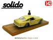 La DB4 Aston Martin James Bond en miniature Solido au 1/43e sur socle bois