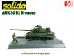 Le char français AMX 30 B2 Brennus en miniature par Solido au 1/50e
