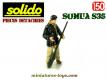 Les deux antennes radio du char Somua S35 miniature de Solido au 1/50e