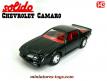 La Chevrolet Camaro noire de 1983 en miniature par Solido au 1/43e