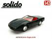 Le cabriolet Chevrolet Corvette de 1984 en miniature par Solido au 1/43e