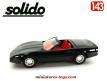 Le cabriolet Chevrolet Corvette de 1984 en miniature par Solido au 1/43e