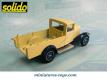 Le Citroën C4F 1930 de Solido au 1/45e incomplet