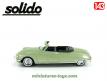 Le cabriolet DS 19 Citroën de 1961 par Solido en miniature au 1/43e