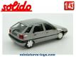 La Citroën ZX grise de 1991 en miniature Solido au 1/43e