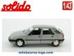 La Citroën ZX grise de 1991 en miniature Solido au 1/43e