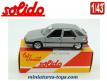 La Citroën ZX grise de 1991 en miniature Solido au 1/43e