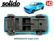 Le coupé AlfaSud Alfa Roméo bleu en miniature par Solido Cougar au 1/43e