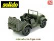 Le Dodge WC 56 Command car Libération of France en miniature Solido au 1/50e