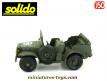 Le Dodge WC 56 Command car Libération of France en miniature Solido au 1/50e