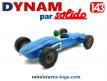 La formule 3 Alpine bleue en miniature de Solido Dynam au 1/43e incomplète