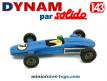 La formule 3 Alpine bleue en miniature de Solido Dynam au 1/43e incomplète