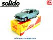 La Ford Escort de 1982 en miniature par Solido au 1/43e