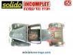 Le Ford V8 1936 miniature de Solido incomplet au 1/50e