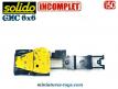 Le camion GMC 6x6 CCKW 353 de Solido au 1/50e incomplet