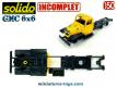 Le camion GMC 6x6 CCKW 353 de Solido au 1/50e incomplet