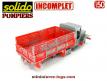Le camion GMC 6x6 CCKW 353 pompiers de Solido au 1/50e incomplet