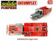Le camion GMC 6x6 CCKW 353 pompiers de Solido au 1/50e incomplet