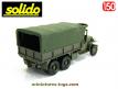 Le GMC CCKW 353 6x6 bâché a tourelle 12.7 en miniature de Solido au 1/50e