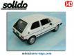 La Golf 1 GTI Volkswagen blanche de 1974 en miniature par Solido au 1/43e