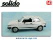 La Golf 1 GTI Volkswagen blanche de 1974 en miniature par Solido au 1/43e