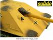 La mitrailleuse de caisse du char Jagdpanther Solido en miniature au 1/50e