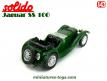 Le roadster Jaguar SS 100 de 1938 en miniature par Solido au 1/43e